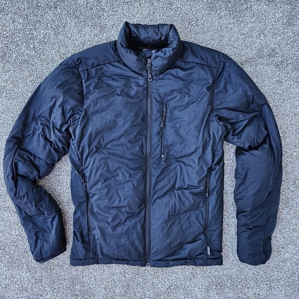Mountain Hardwear Stretchdown 750 Fill Goose Down Jacket Black Coat Men's Small
